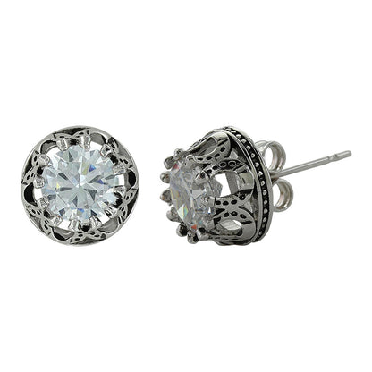 Montana Lucky Water Horseshoe Post Earrings