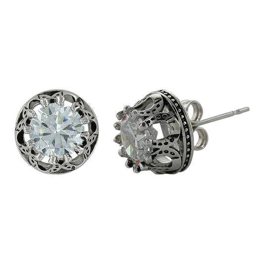 Montana Lucky Water Horseshoe Post Earrings