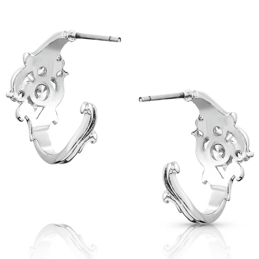 Montana Fiery Ice Flower Earrings