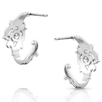 Montana Fiery Ice Flower Earrings