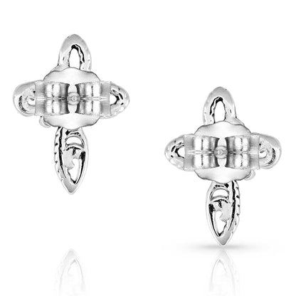 Montana Hold Steady Faith Cross Earrings