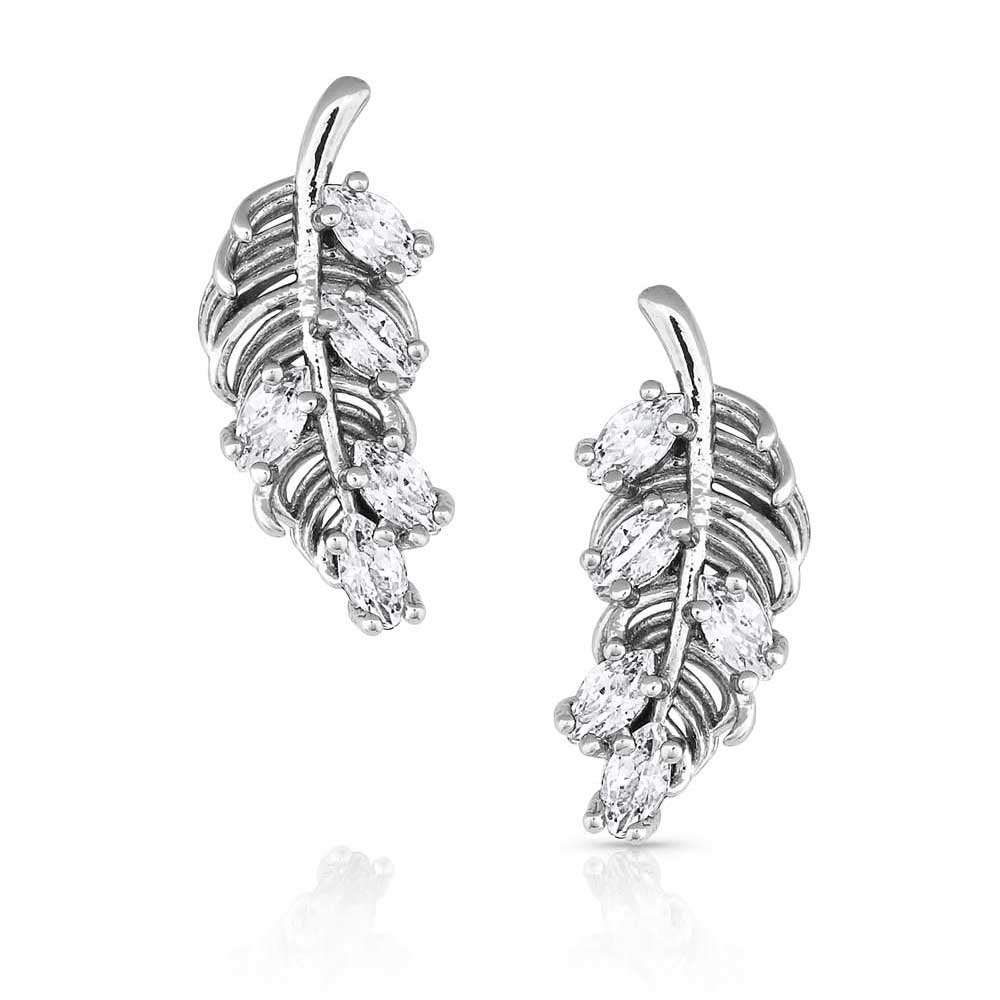 Montana Bridgerton Feather Earrings