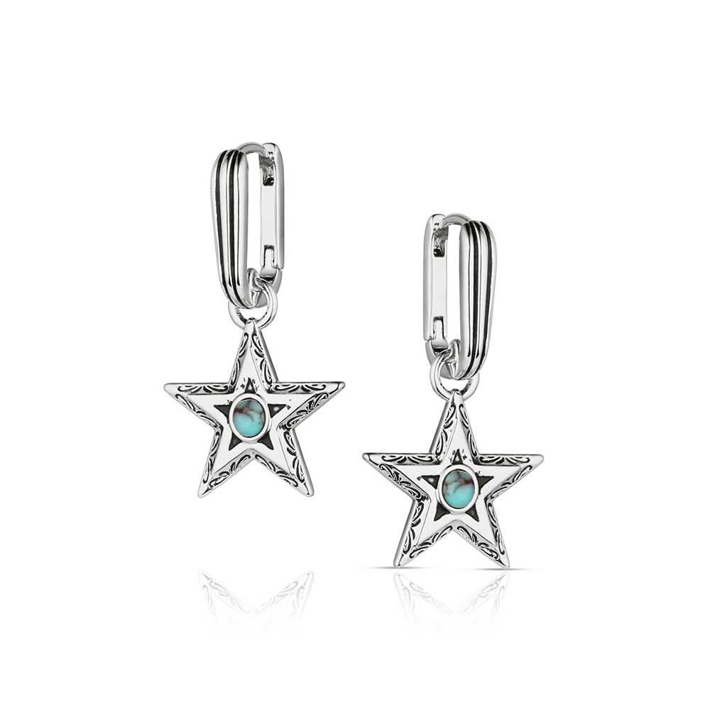 Montana Lucky Star Turquoise Earrings