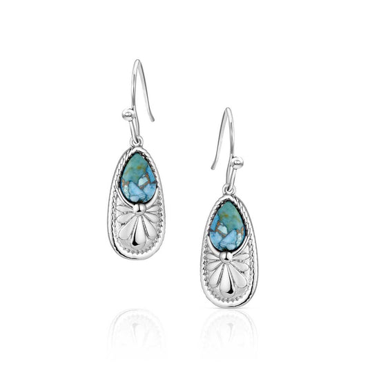 Montana Pointed Path Turquoise Earrings