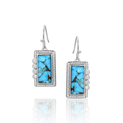 Montana Summer Rain Turquoise Earrings