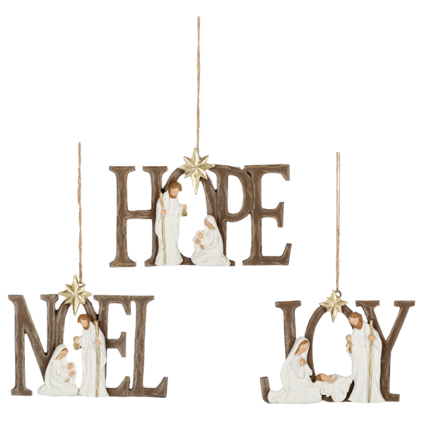 Assorted Nativity Ornaments