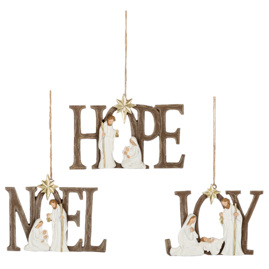Assorted Nativity Ornaments