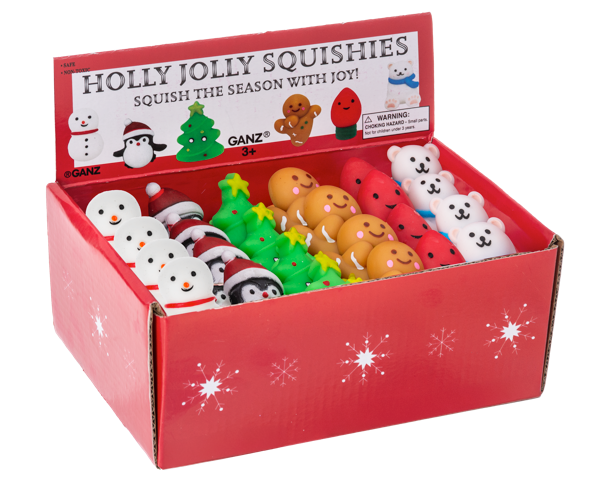 Holly Jolly Squish Toys