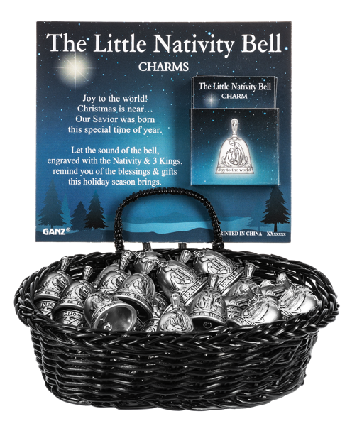 The Little Nativity Bell Charms