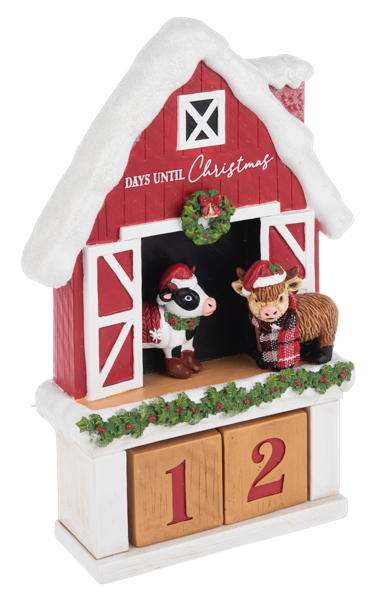 Christmas Countdown Calendar Barn