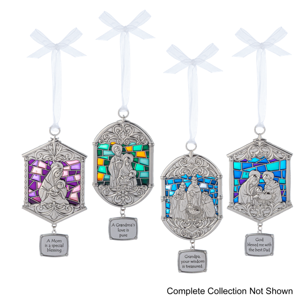 Nativity Mosaic Ornaments