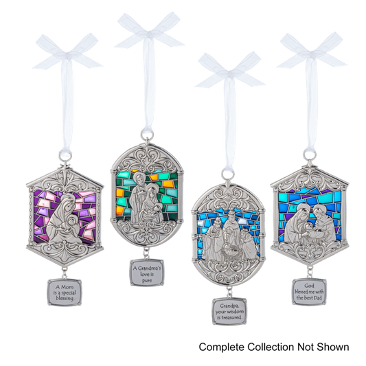 Nativity Mosaic Ornaments