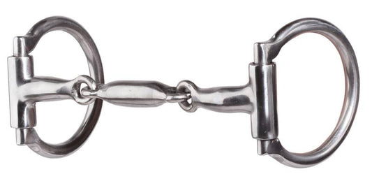 Professional's Choice D Ring Three Piece Snaffle