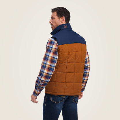 Ariat Crius Vest Chestnut/Navy