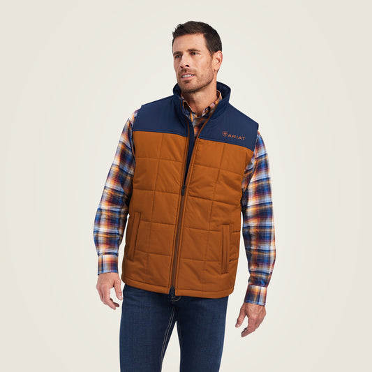 Ariat Crius Vest Chestnut/Navy