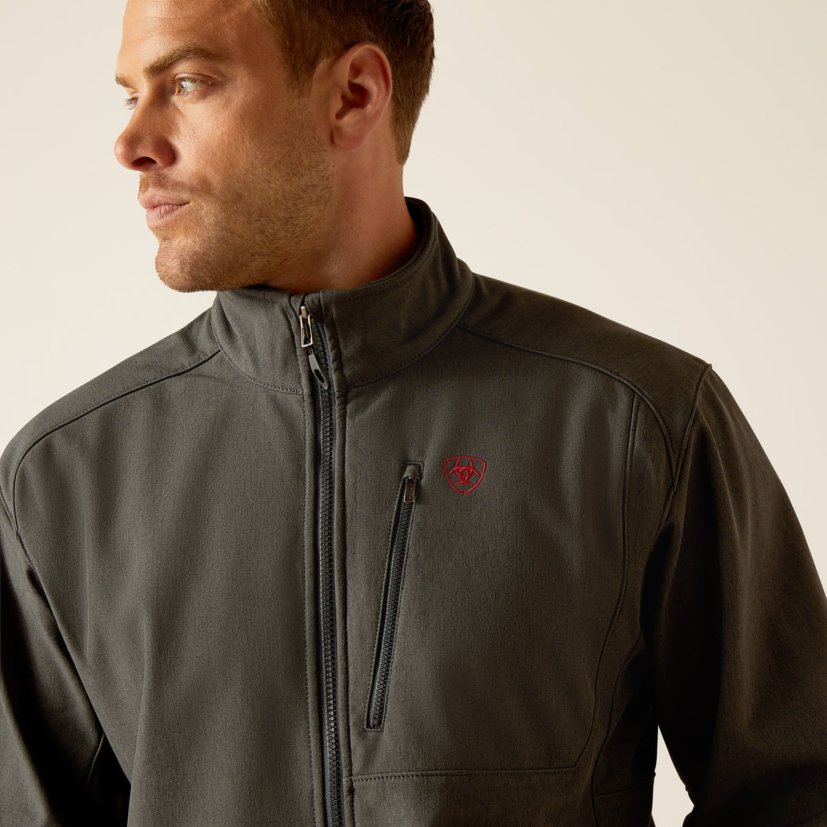 Ariat Logo 2.0 Softshell Jacket Char/Americana