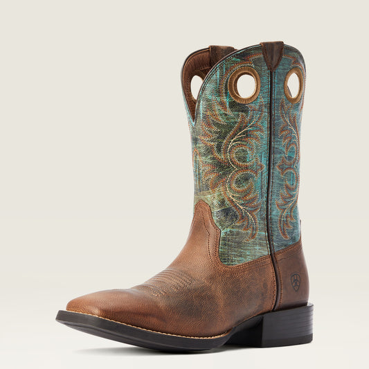 Ariat Sport Rodeo Loco Brown/Turquoise
