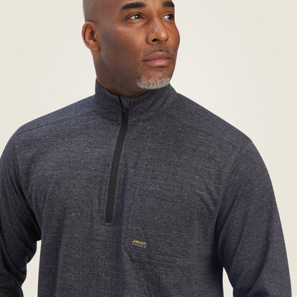 Ariat Rebar Foundation 1/4 Zip Charcoal Heather