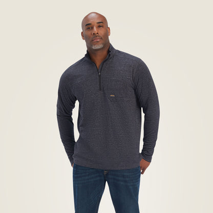 Ariat Rebar Foundation 1/4 Zip Charcoal Heather