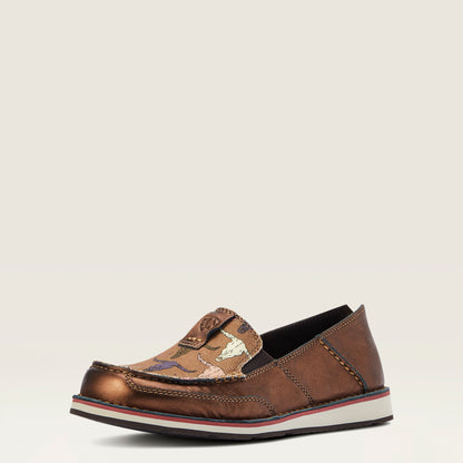 Ariat Cruiser Metallic Bronze/Steer Print