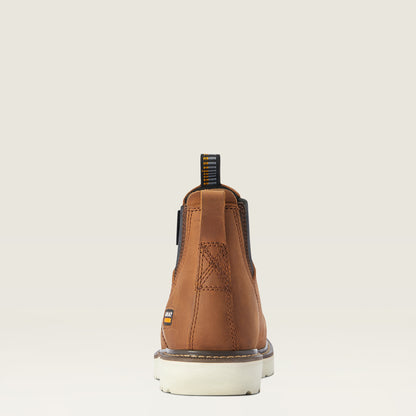Ariat Rebar Wedge Chelsea Aged Honey Composite Toe Waterproof EH