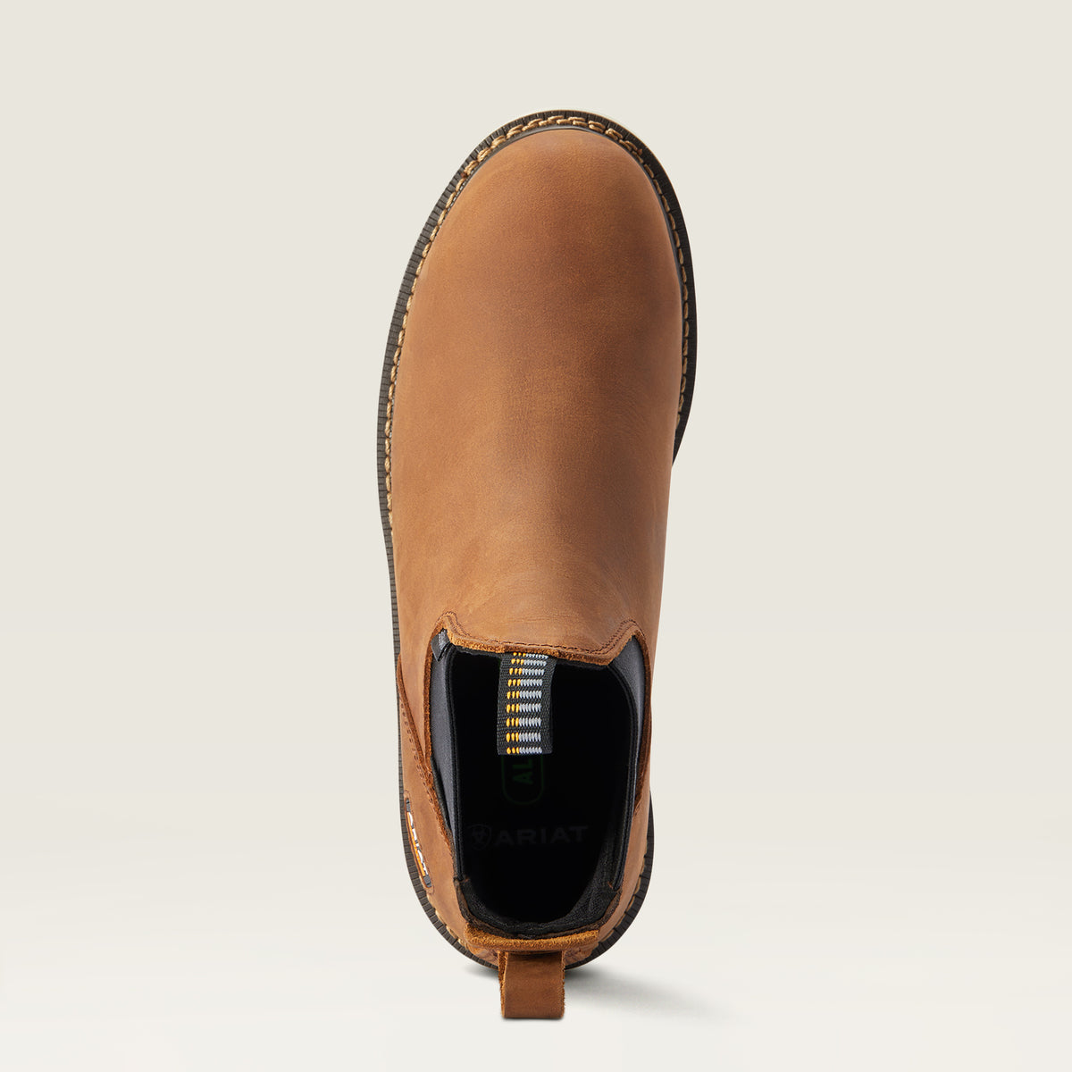Ariat Rebar Wedge Chelsea Aged Honey Composite Toe Waterproof EH