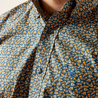 Ariat Garner Long Sleeve Shirt Moonlight Ocean