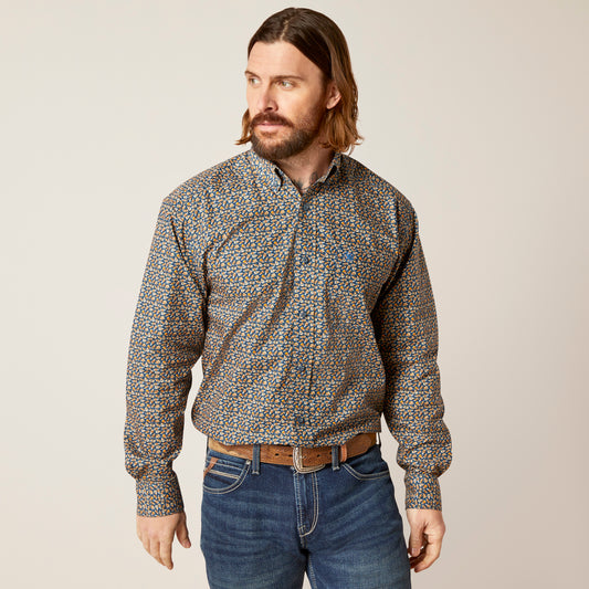 Ariat Garner Long Sleeve Shirt Moonlight Ocean