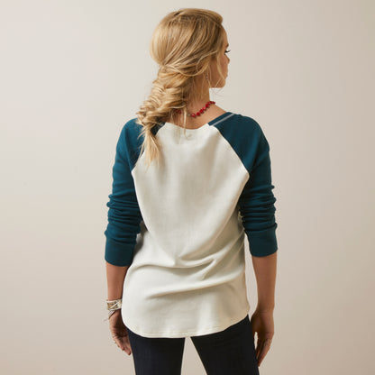 Ariat Spirited Soul Top Coconut/Pond