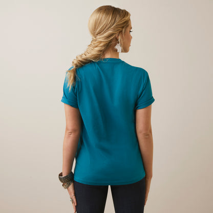 Ariat Heartland Tee Deep Lagoon