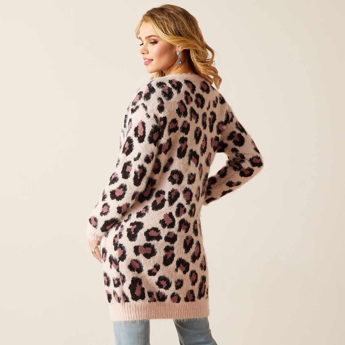 Ariat Pretty in Pink Sweater Leopard