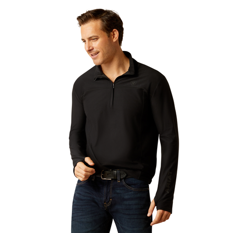 Ariat Lowell 3.0 1/4 Zip Baselayer Quiet Shade Dot