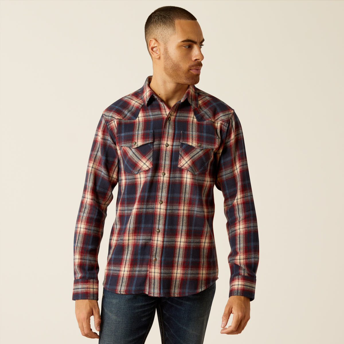 Ariat Hardy Long Sleeve Retro Snap