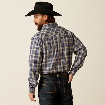 Ariat Pro Sandy Long Sleeve Snap Shirt Navy Blue
