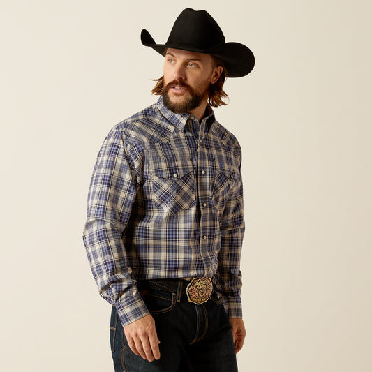Ariat Pro Sandy Long Sleeve Snap Shirt Navy Blue