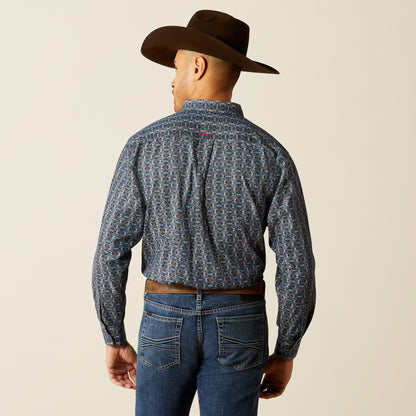 Ariat Rochard Classic Fit Long Sleeve Shirt Chambray Blue
