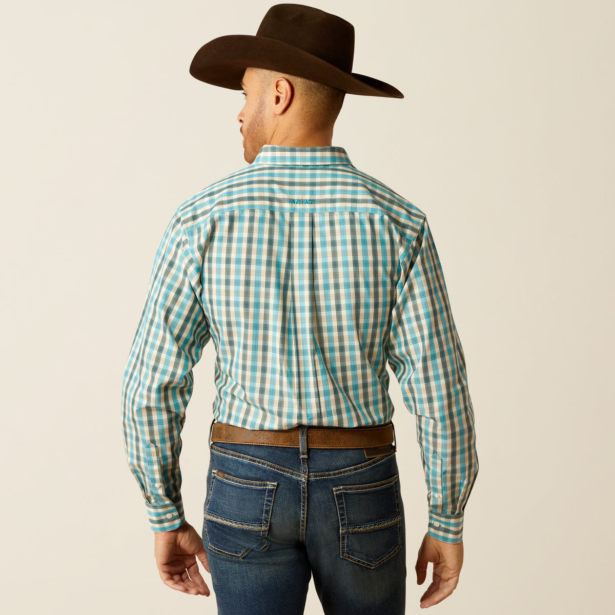 Ariat Wrinkle Free Gordie Teal