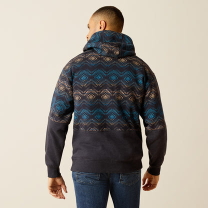 Ariat Color Block Hoodie Navy