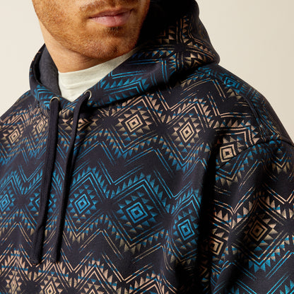 Ariat Color Block Hoodie Navy