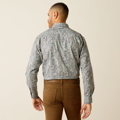 Ariat Rocky Classic Fit Long Sleeve Shirt Khaki