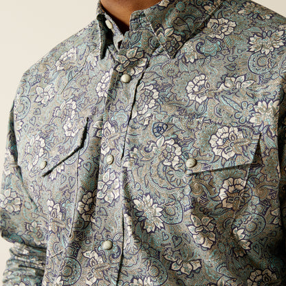 Ariat Rocky Classic Fit Long Sleeve Shirt Khaki