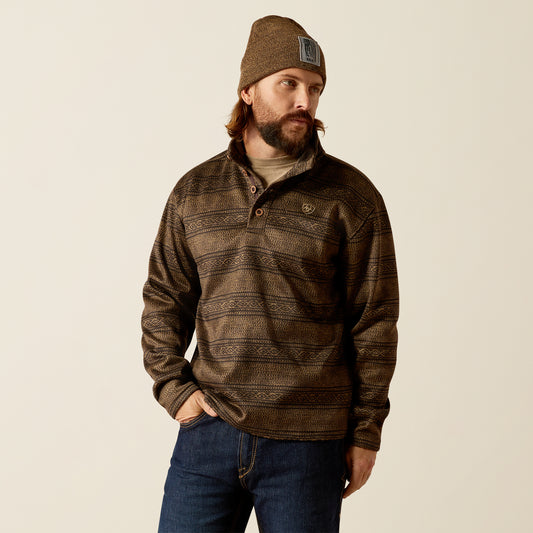 Ariat Wesley Sweater Brown Southwest Serape