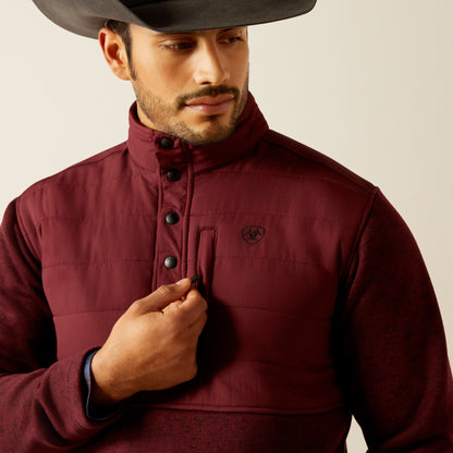 Ariat Cadwell Reinforced Snap Windsor Wine