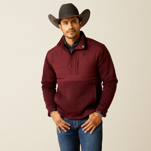 Ariat Cadwell Reinforced Snap Windsor Wine
