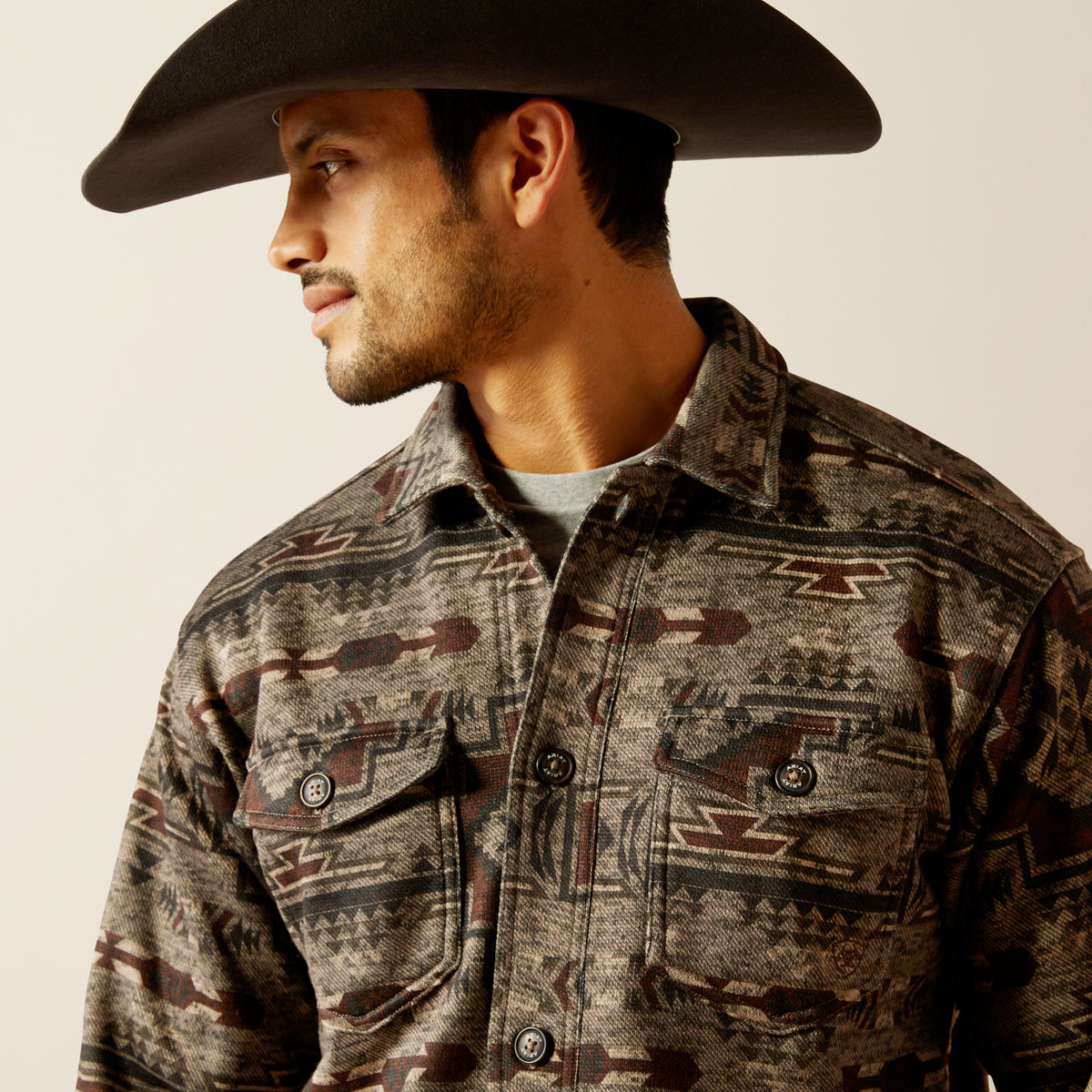 Ariat Caldwell Shirt Jacket Brindle
