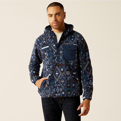 Ariat Polar Bear Fleece Hoodie Navy Southwest