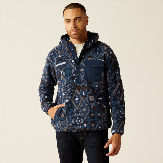 Ariat Polar Bear Fleece Hoodie Navy Southwest