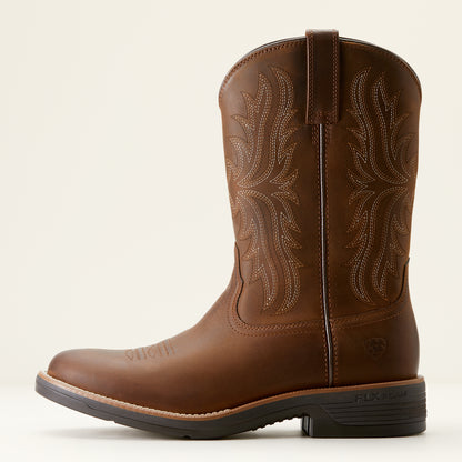 Ariat Ridgeback Round Toe Distressed Tan