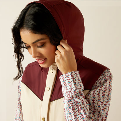 Ariat Pioneer StretchShell Vest Summer Sand / Rosewood