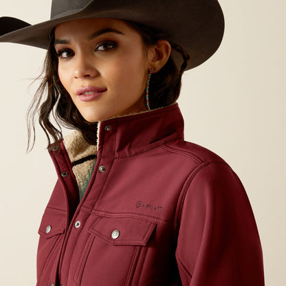 Ariat Berber Back Softshell Jacket Tawny Port